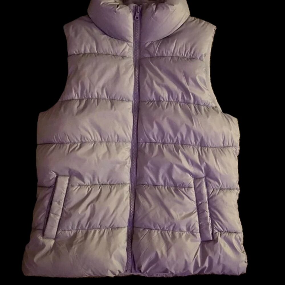 Old Navy Women's Puffer Vest - Grey